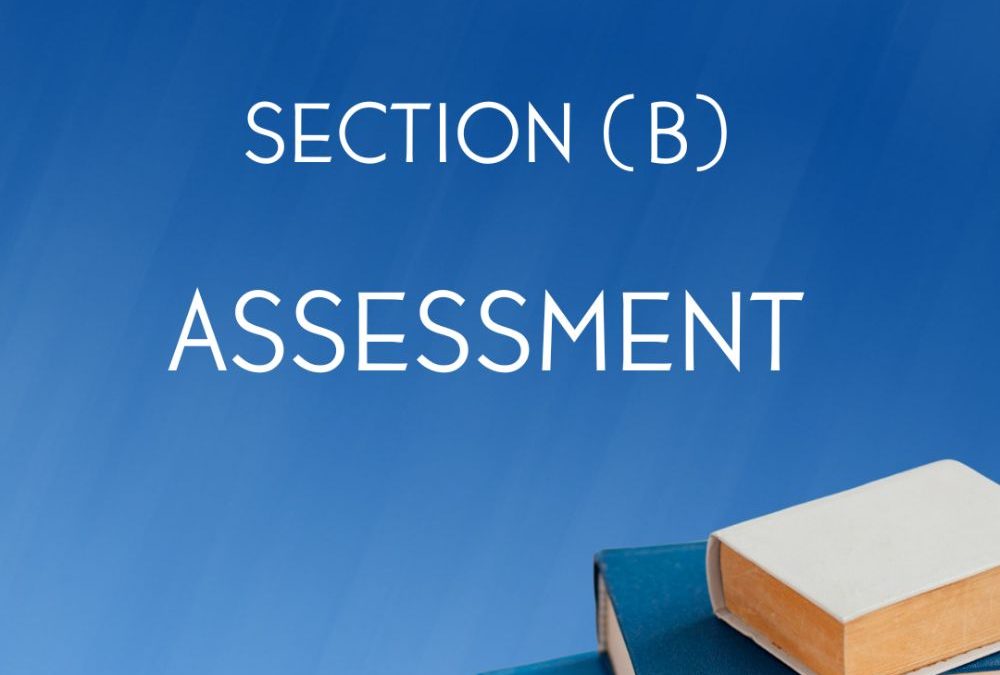Revisión de la lista de tareas Sección (B) Evaluación