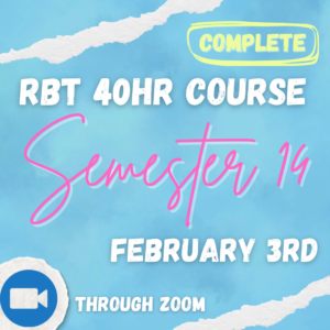 RBT 40 HR Course - Complete Package